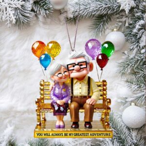 Personalized Up Movie Greatest Adventure Acrylic Ornament