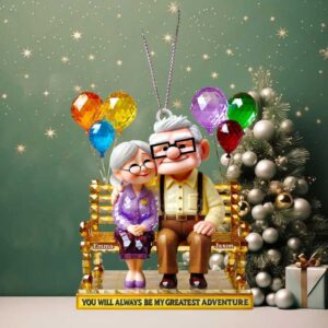Personalized Up Movie Greatest Adventure Acrylic Ornament