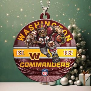 Personalized Washington Commanders Ornament
