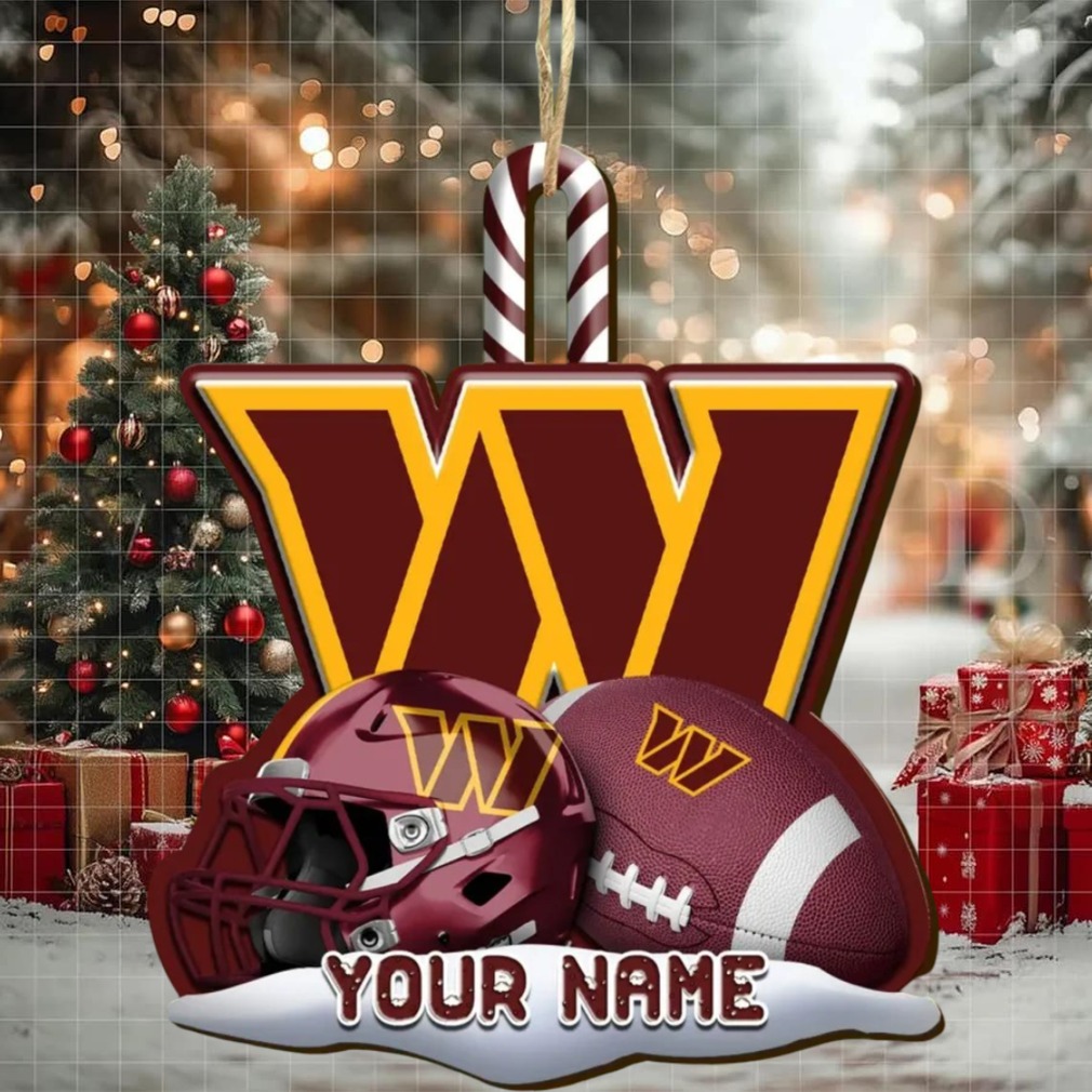 Personalized Washington Team Commanders Sport Christmas Ornament, For Gift Fan Personalized Washington Team Commanders Sport Christmas Ornament, For Gift Fan