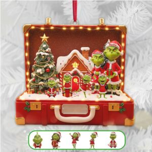Personalized Whoville Grinch Family Christmas Decoration Personalized Whoville Grinch Family Christmas Decoration