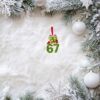 Personalized Poké Mom Grinch Hand Ornament Personalized Poké Mom Grinch Hand Ornament