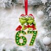 Personalized The Smith Family Lilo & Stitch Christmas Ornament Personalized The Smith Family Lilo & Stitch Christmas Ornament
