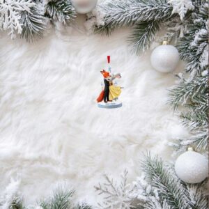 Personalized Zootopia Chris & Sophia Together Furrever Christmas Ornament