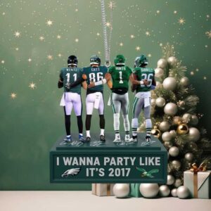 Philadelphia Eagles 2017 Super Bowl LII Champions Celebration Ornament