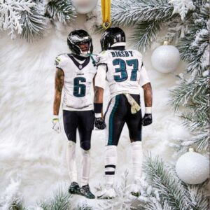 Philadelphia Eagles Duo Christmas Ornament