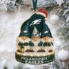 New England Patriots 65th Season Commemorative Acrylic Ornament New England Patriots 65th Season Commemorative Acrylic Ornament