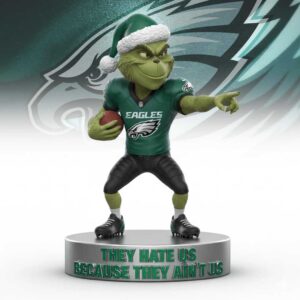 Philadelphia Eagles Grinch Christmas Ornament