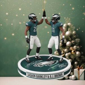 Philadelphia Eagles Star Players Christmas Decor
