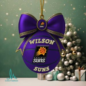 Phoenix Suns Personalized Basketball Ornament with Wilson Name