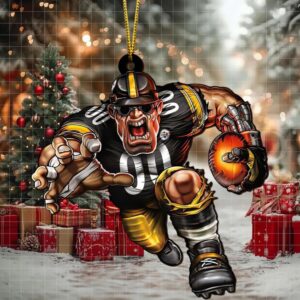 Pittsburgh Steelers Acrylic Ornament, Sport Ornament , Sport Decorations ETRG 52171