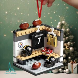 Pittsburgh Steelers Ben Roethlisberger Mini Locker Room Ornament