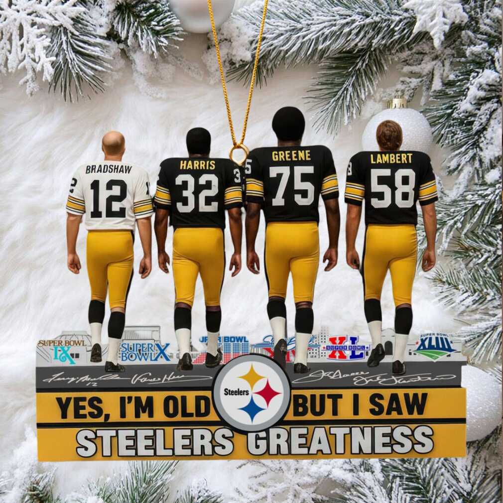 Pittsburgh Steelers Legends Super Bowl Era Ornament Pittsburgh Steelers Legends Super Bowl Era Ornament