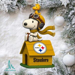 Pittsburgh Steelers Snoopy Doghouse Ornament Pittsburgh Steelers Snoopy Doghouse Ornament