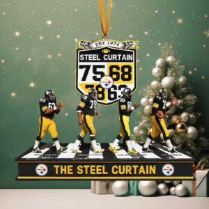 Pittsburgh Steelers The Steel Curtain Christmas Ornament