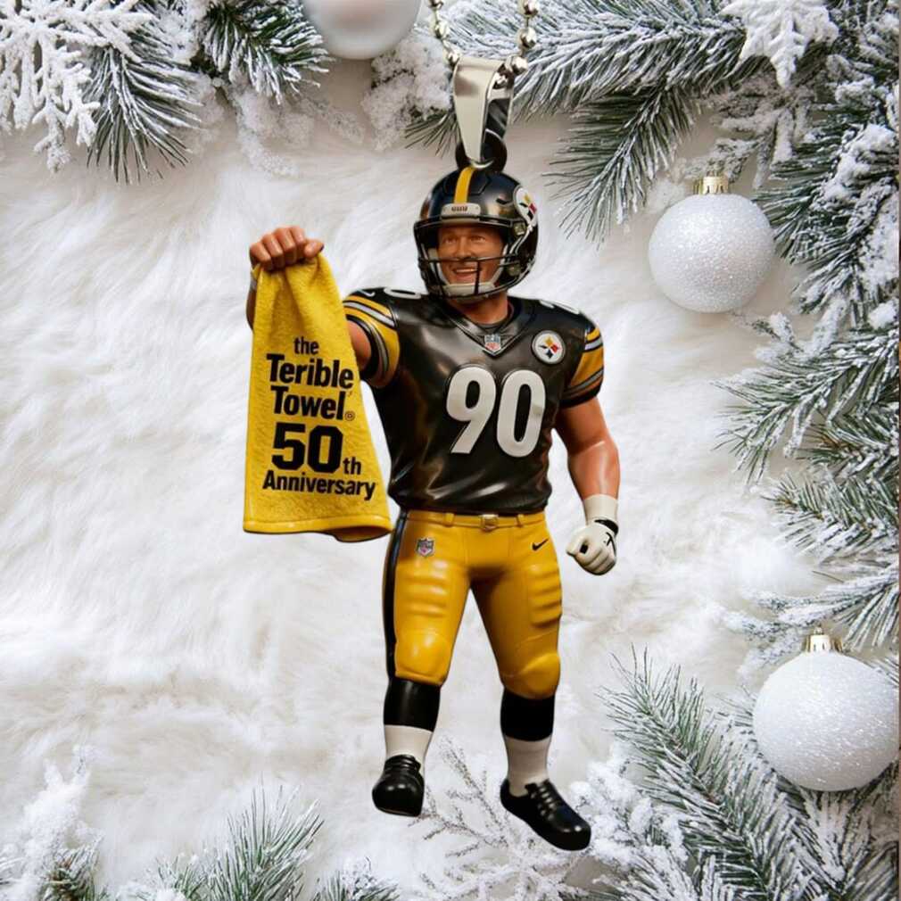 Pittsburgh Steelers The Terrrible Towel 50th Anniversary Custom shape 1 sided Acrylic Car Ornament.jfif Pittsburgh Steelers The Terrrible Towel 50th Anniversary Custom shape 1 sided Acrylic Car Ornament.jfif