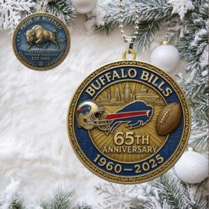 Pride of Buffalo 65 Years of Passion & Tradition Ornament