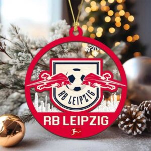RB Leipzig Fan Christmas Tree Ornament