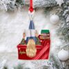Pontoon Yellow Duck Duck Personalized Christmas Car Ornaments Pontoon Yellow Duck Duck Personalized Christmas Car Ornaments