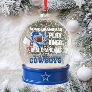 Real Grandmas Watch Cowboys Ornament