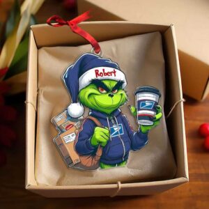 Robert the Postal Grinch Ornament