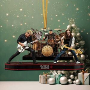 Rush Band Live Performance Christmas Ornament