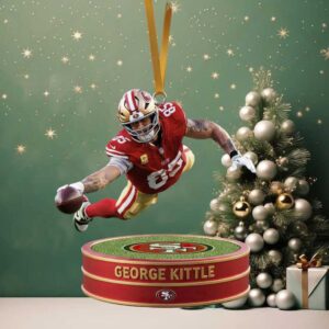 San Francisco 49ers #85 George Kittle Holiday Decoration