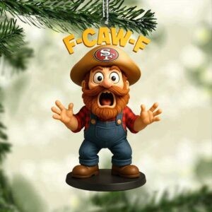 San Francisco 49ers F CAW F Prospector Christmas Ornament