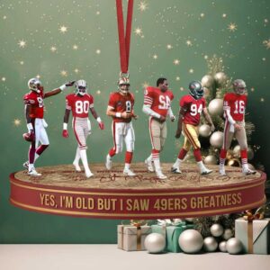 San Francisco 49ers Legends I Saw Greatness Acrylic Ornament
