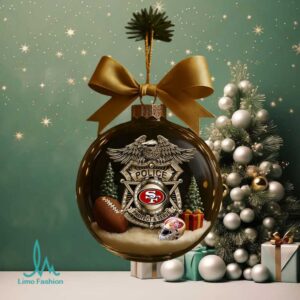 San Francisco 49ers Police Protect & Serve Christmas Ornament