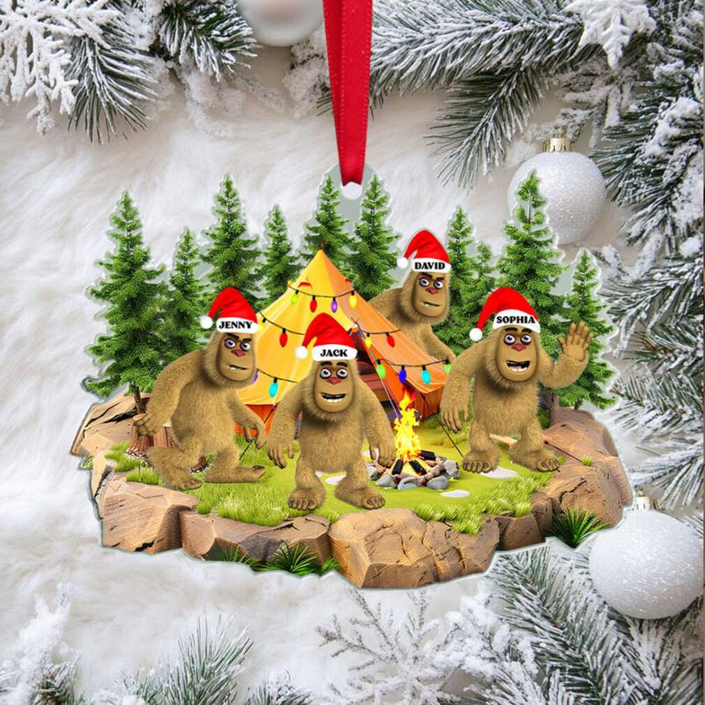 Sasquatch Bigfoot Personalized Gifts For Family Christmas Ornament Neck Of The Woods