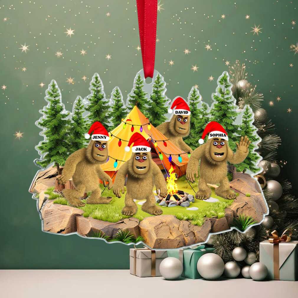 Sasquatch Bigfoot Personalized Gifts For Family Christmas Ornament Neck Of The Woods Sasquatch Bigfoot Personalized Gifts For Family Christmas Ornament Neck Of The Woods