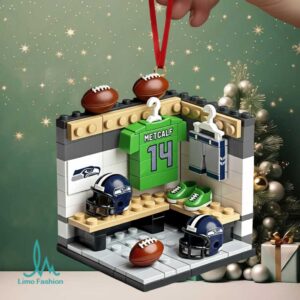 Seattle Seahawks DK Metcalf Mini Locker Room Ornament