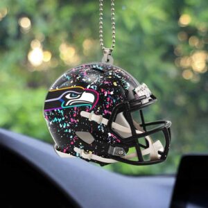 Seattle Seahawks NFL Football Helmet Christmas Ornament