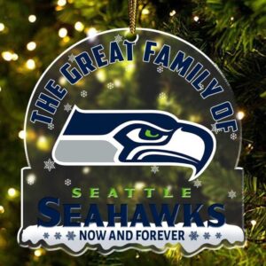 Seattle Seahawks The Great Family Custom Christmas Ornament