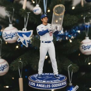 Shohei Ohtani Los Angeles Dodgers 2024 World Series Champions Ornament