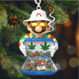 Snoopy 420 Christmas Ornament