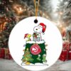 Snoopy And Woodstock NBA Christmas Ornament 2025 For Dallas Mavericks Fans