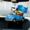 Peanuts Snoopy and Woodstock Atlanta Falcons Car Ornament Peanuts Snoopy and Woodstock Atlanta Falcons Car Ornament