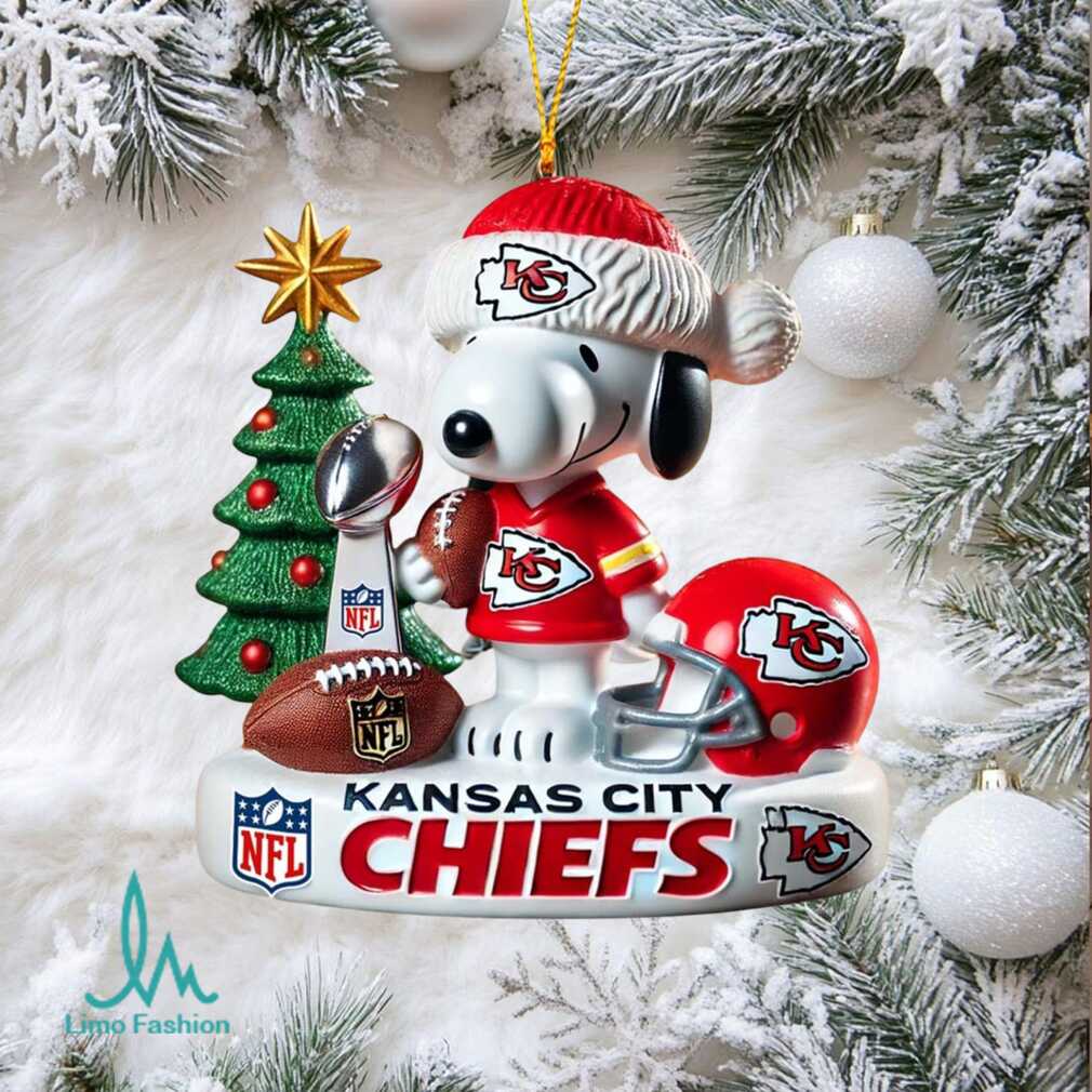 Snoopy's Kansas City Chiefs Christmas Spirit Ornament