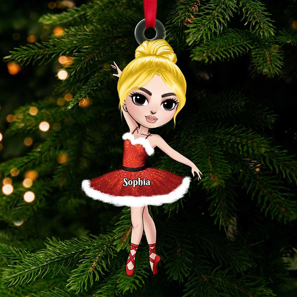 Sophia Personalized Ballet Dancer Christmas Ornament Sophia Personalized Ballet Dancer Christmas Ornament