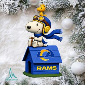 Sporticulture Los Angeles Rams Inflatable Snoopy Doghouse Ornament Sporticulture Los Angeles Rams Inflatable Snoopy Doghouse Ornament