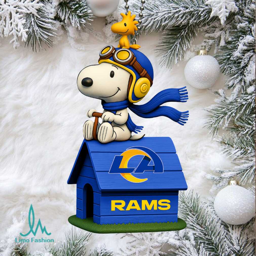 Sporticulture Los Angeles Rams Inflatable Snoopy Doghouse Ornament Sporticulture Los Angeles Rams Inflatable Snoopy Doghouse Ornament