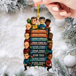 Star Trek Custom Shape 1 sided Acrylic Ornament.jfif