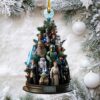 Mickey and Minnie Mouse Jacksonville Jaguars NFL Christmas Ornament Mickey and Minnie Mouse Jacksonville Jaguars NFL Christmas Ornament