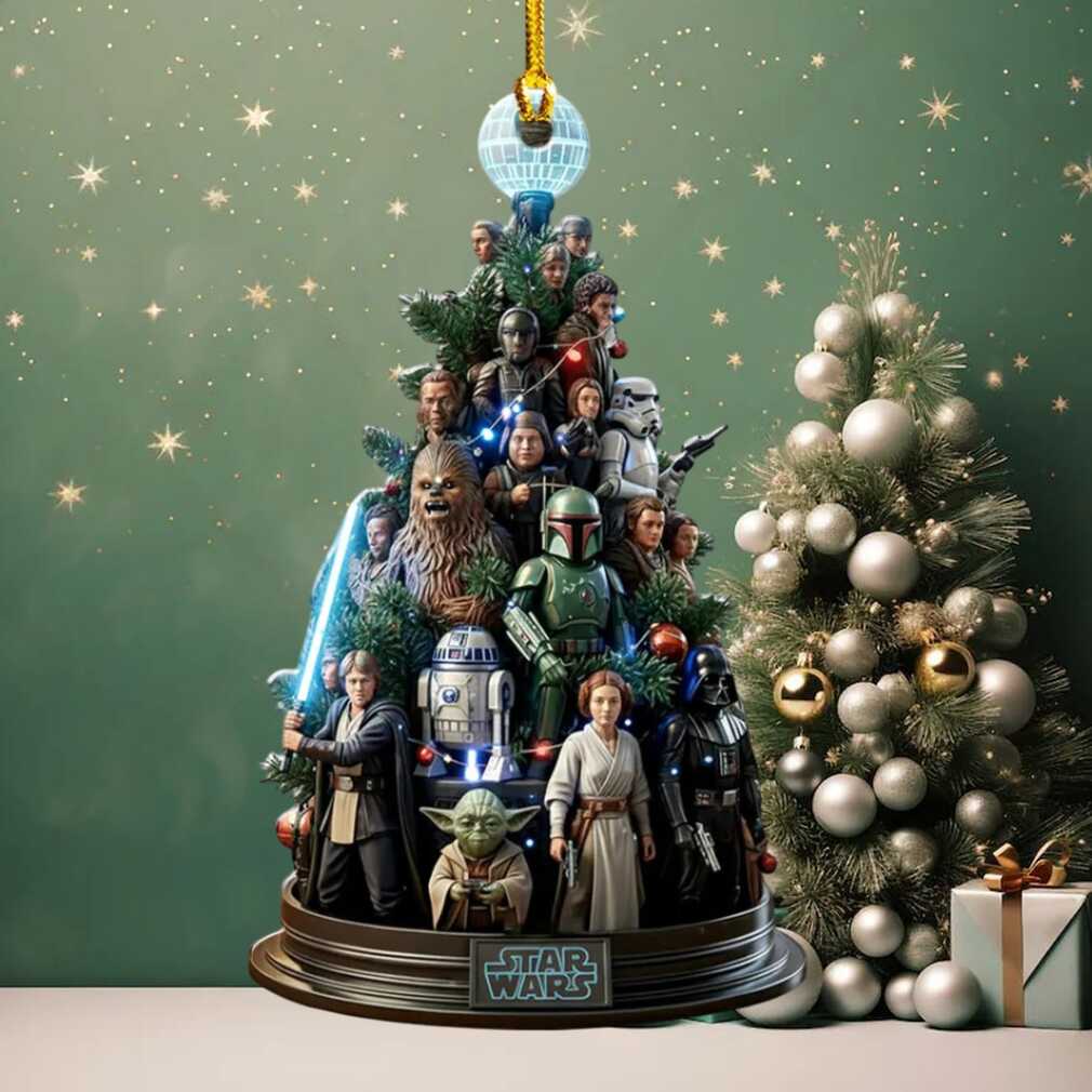Star Wars Character Christmas Tree Acrylic Ornament Star Wars Character Christmas Tree Acrylic Ornament