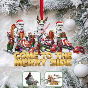 Star Wars Christmas Ornament Come to the Merry Side