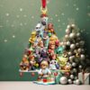 Personalized Grinch Firefighter Christmas 2D Acrylic Ornament Personalized Grinch Firefighter Christmas 2D Acrylic Ornament