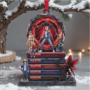 Stranger Things Upside Down Themed Christmas Ornament