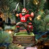 Washington Commanders Major Tuddy 2025 Season Ornament Washington Commanders Major Tuddy 2025 Season Ornament